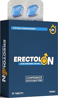 ERECTOLON | Supplement for Men | Blue 10 Stamina & Energy Ta