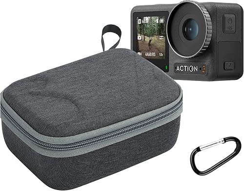 Action 3 Funda para DJI Osmo Action 3 Cámara Bolsa Accesorios Cubierta Protectora para Varilla de Extensión Baterías Adaptador Base Tornillos Cordón