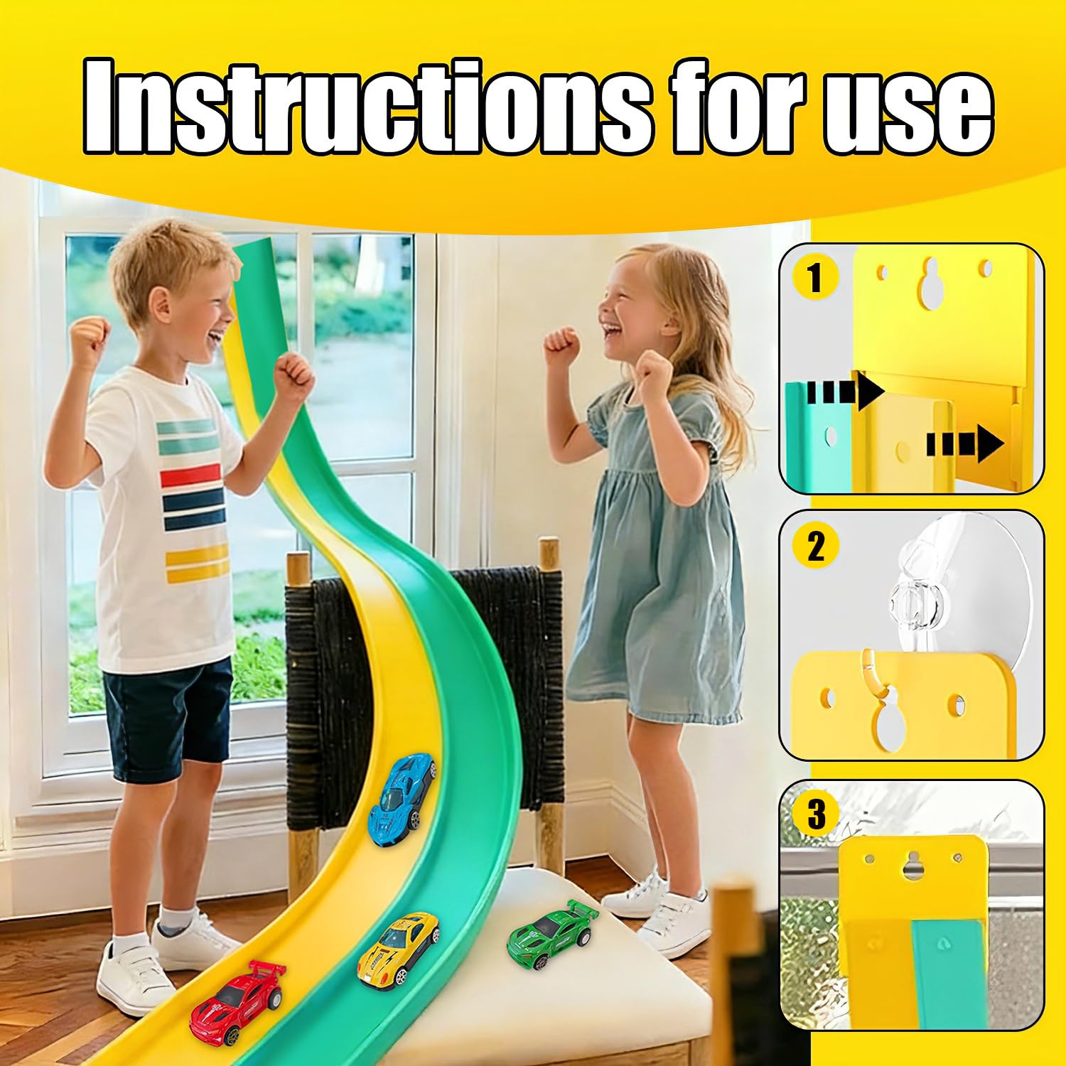 Piste Macchinine per Bambini, Pista Flessibile Macchinine, Pista Macchine Flessibile, Pista da corsa per auto, Giocattolo Piste da Corsa, Car Track, Piste Car Wheels, Regalo per Bambino e Bambine