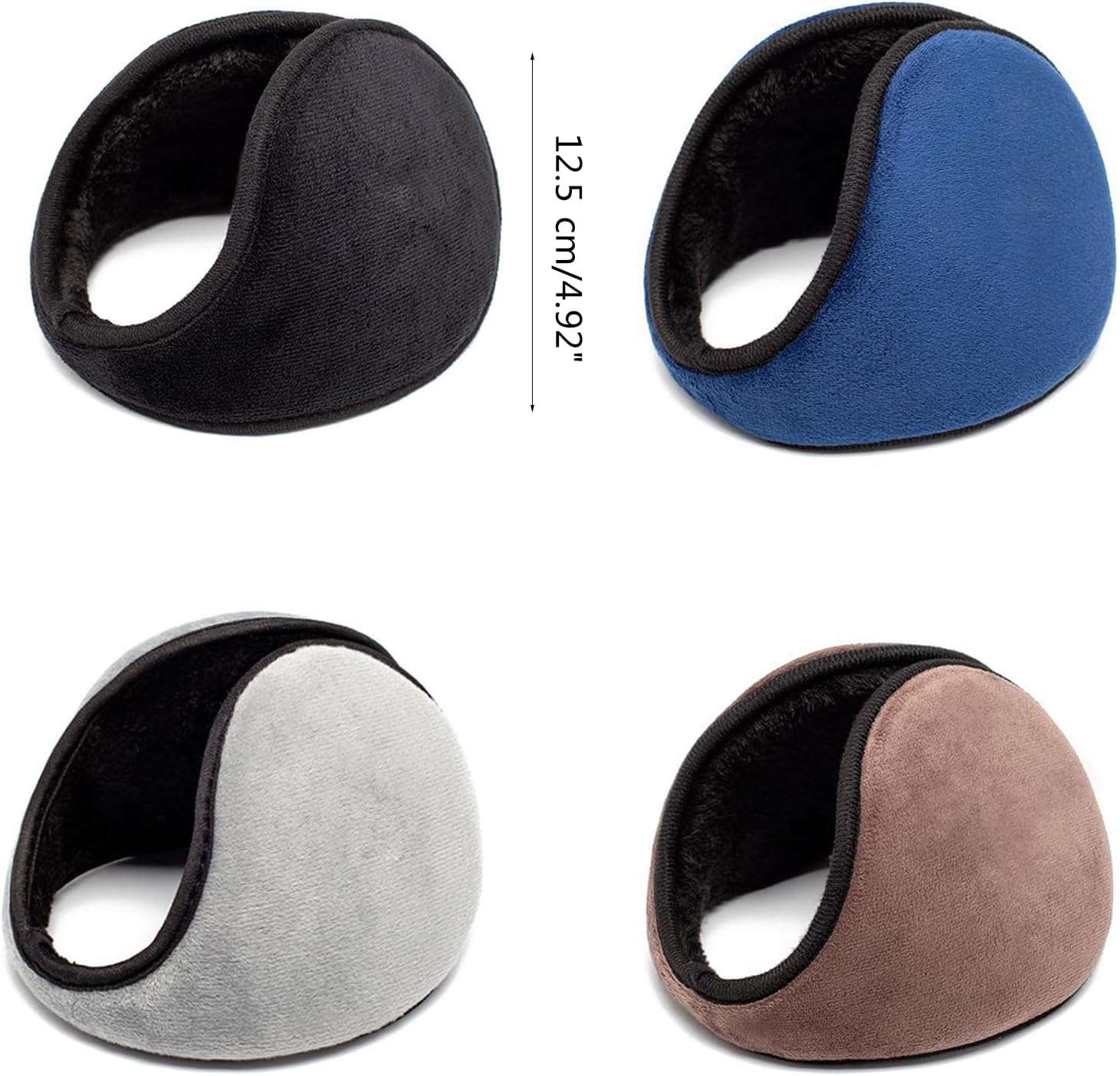 Winter Warm Earmuffs Windproof Ear Covers For Adult Men Women Thickened Plush Ear Protectors Outdoor Cycling Ear Muffs - Image 9