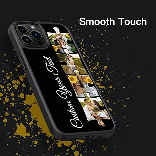 Miniatura 30 de Fundas de teléfono personalizadas para papá y niños, huellas compatibles con iPhone 15, 14, 13, 12, 11 Pro Max, Samsung Galaxy S23 S22 S21 S20