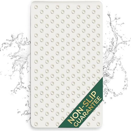 Epica Alfombrilla antideslizante para bañera, ducha, seguridad del bebé, niños, mascotas, perros, suave antideslizante, 16 x 28 pulgadas