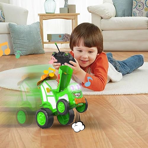 Miniatura 3 de Juguete de auto de salto loco, auto a control remoto, 2024 nuevo auto inalámbrico de acrobacias bailando con luz LED y música mecedora, regalo de