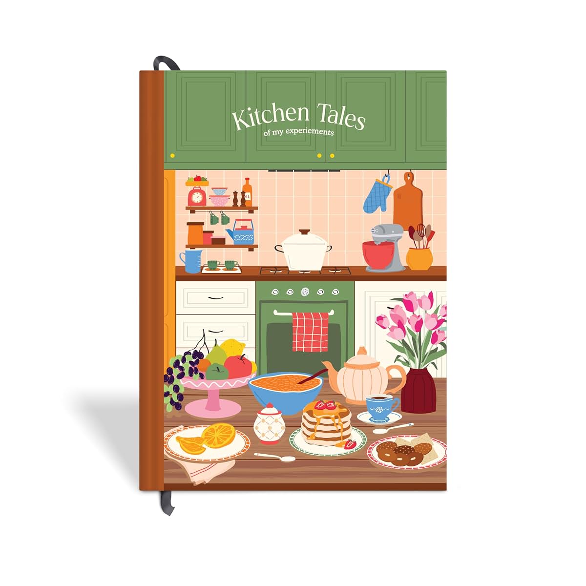 Multicolor journal: 7mm Recipe Journal – Kitchen Tales – Make your own Recipe and Cook Book – Kitchen