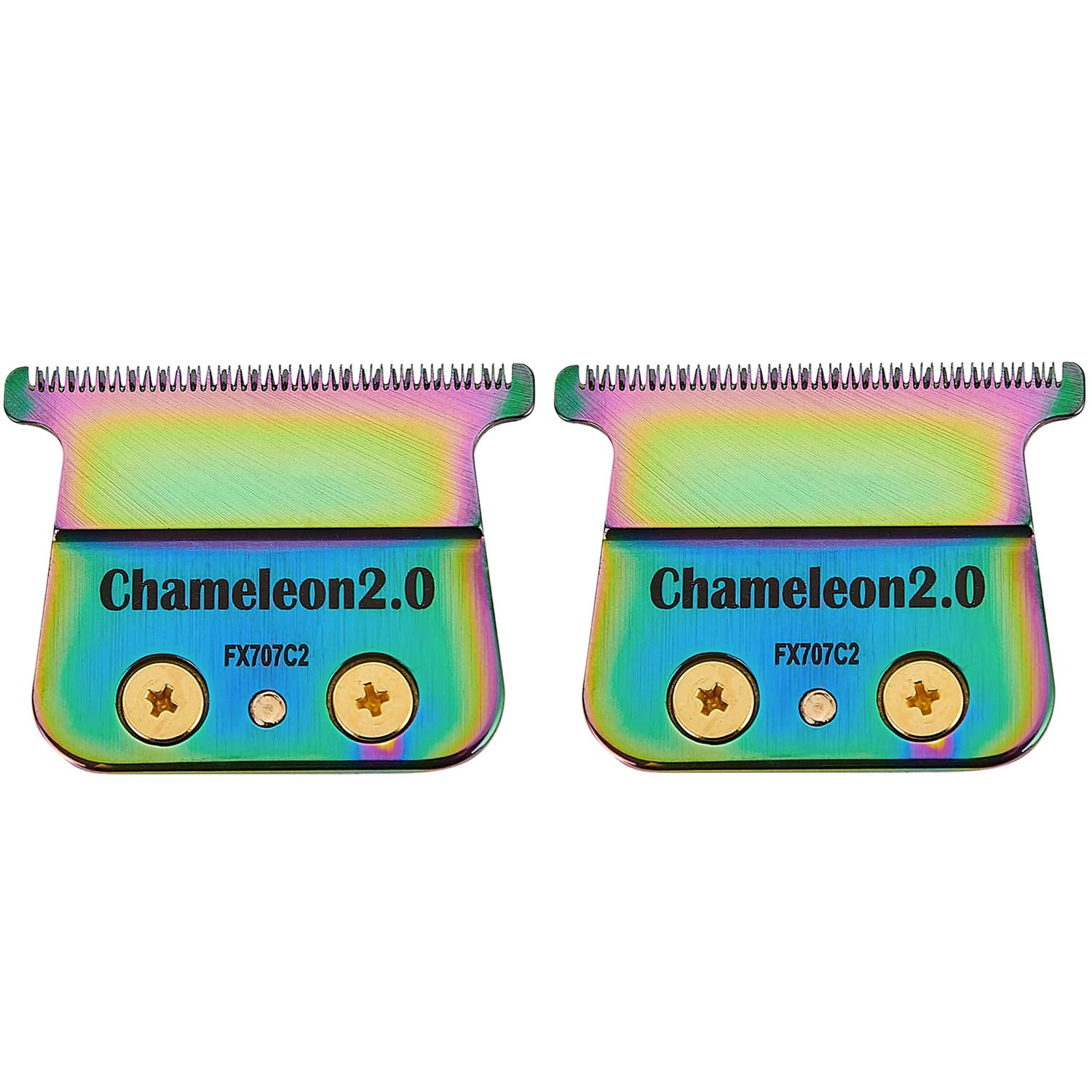 2PCS Replacement Blades Compatible with BaBylissPRO Barberology Replacement Blades for Babyliss Outlining Hair Trimmers (FX787) and LoPROFX Trimmers (FX726)