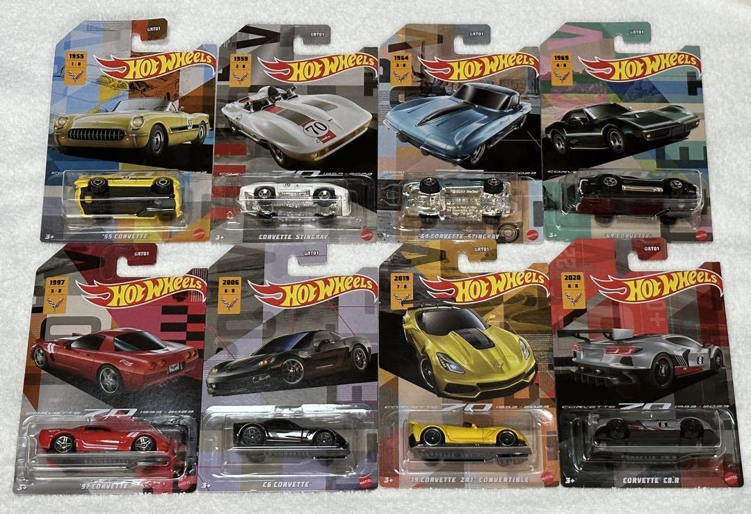 ホットウィール スーパートレジャーハント コルベットC6R USトイザらス限定 ホットウィール プレミアム 2パック '69 COPO コルベット