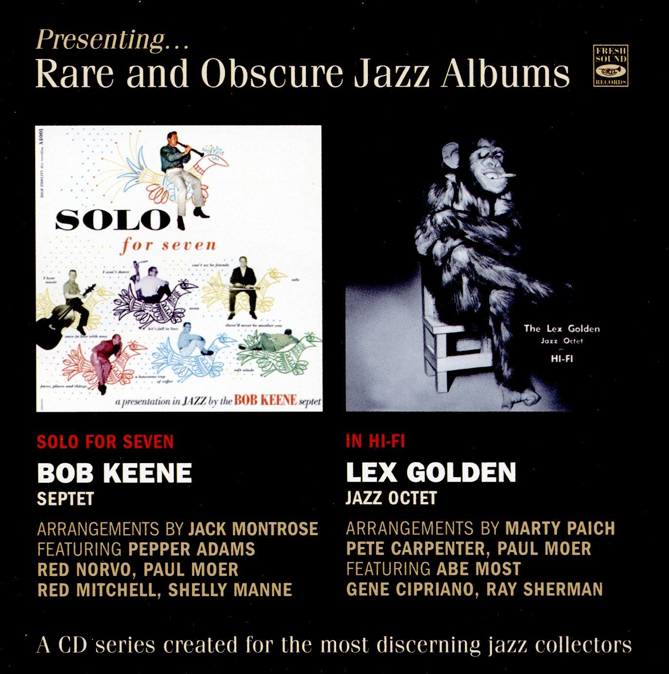 Solo For Seven + The Lex Golden Jazz Octet in HI-FI (2 LP on 1 CD)