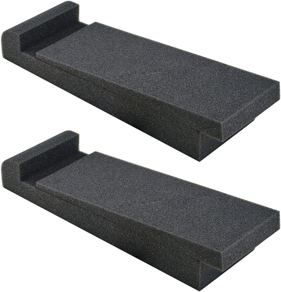 2 Cuscinetti Per Levigatrice 5'' 8 Fori - Ricambio Compatibile Makita BO5010, BO5030, Dewalt DW421 E Simili - Base In Gomma Anti-vibrazioni