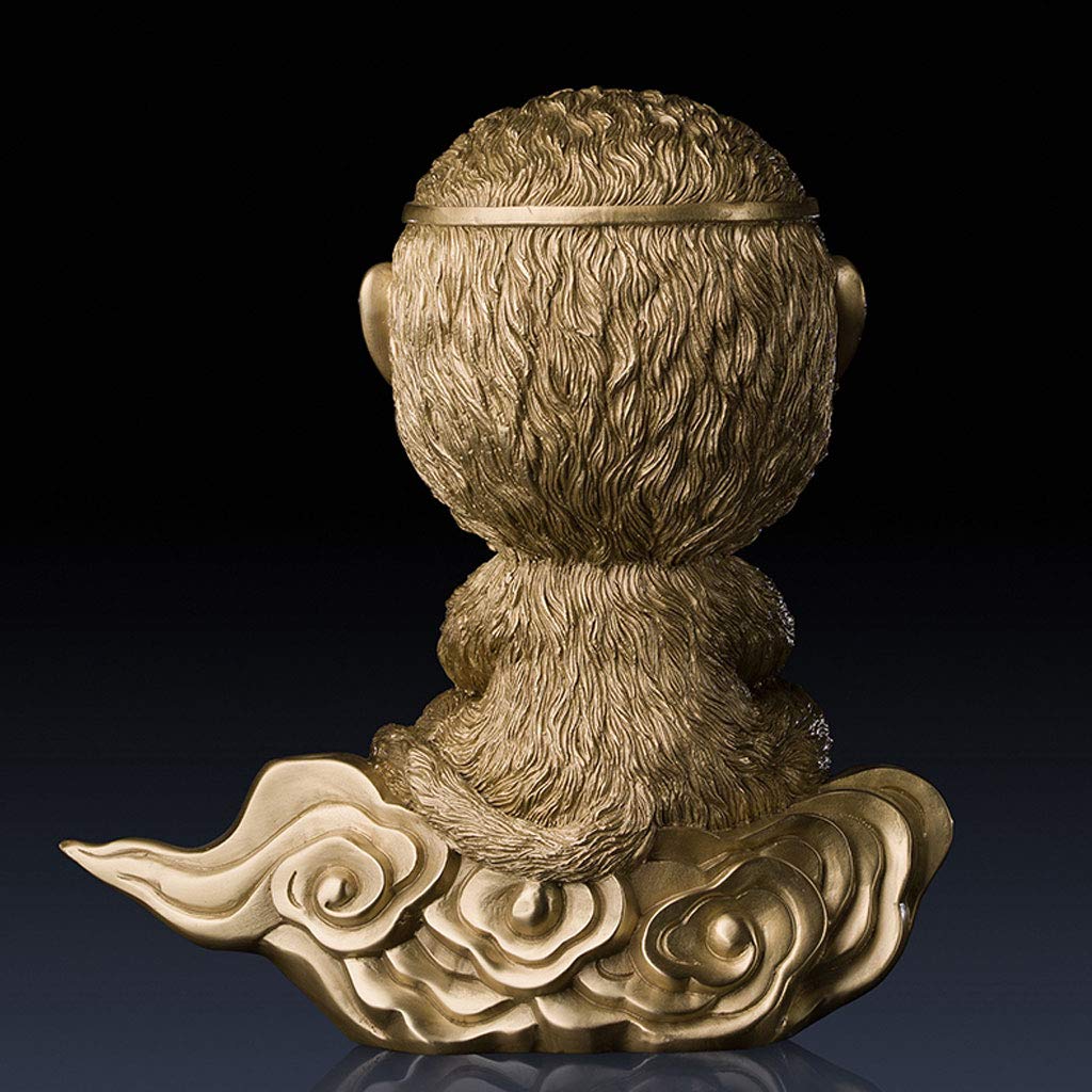 Amazon.co.jp: 孫悟空の置物・銅製「西遊記 孫悟空 筋斗雲に乗り