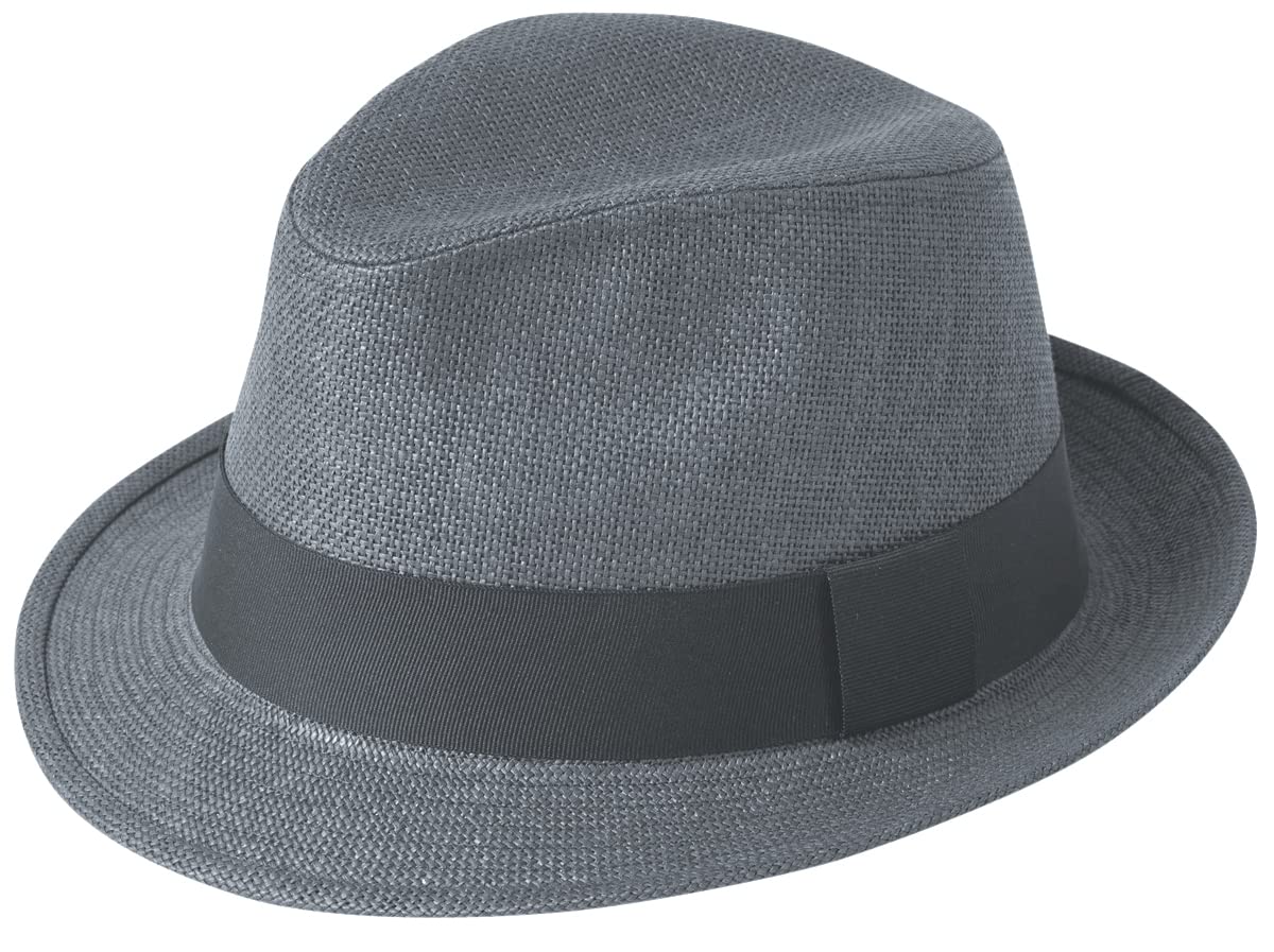 Failsworth Chapeau Trilby en Paille Toyo Tabac