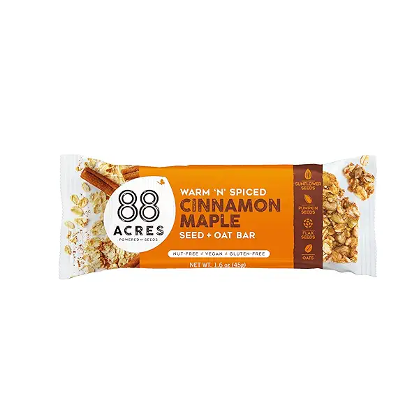 88 Acres Cinnamon & Oats Seed Bar, 1.6 OZ 1