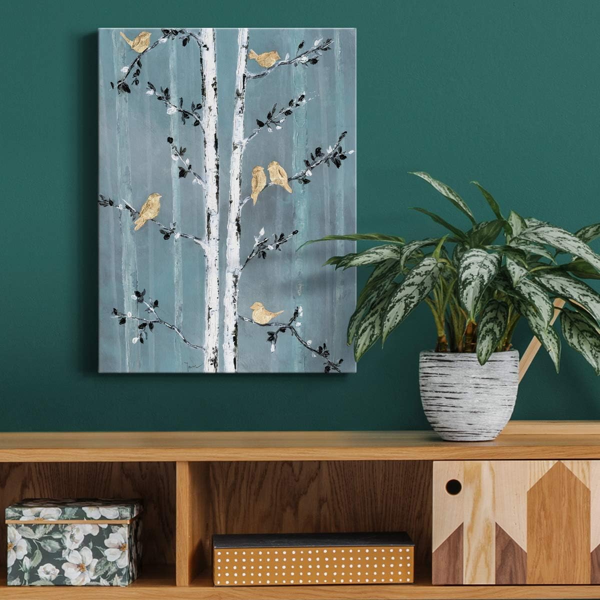 Renditions Gallery Sound of Spring Wall Art, Premium Gallery Wrapped Canvas Decor, Ready to Hang, 12 in H x 8 in W, Made in America Print