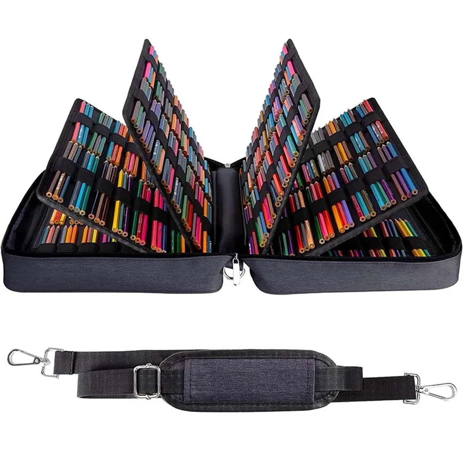Trousse Feutre Trousse à Crayons de Grande capacité, Fournitures Papeterie 480, Organisateur Trousse