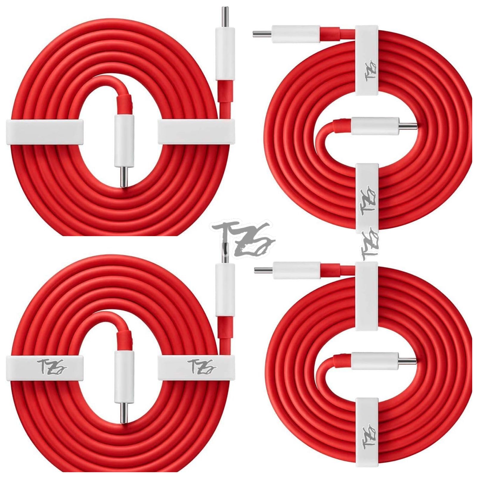 Smart 65W Type C to C Charging Cabe 30w For Oneplus 9Nord, 2, CE 2, 6, 6T, 5T, 3, Fast Charging Cable 6.5A Warp Charge Oneplus C to C Cable, 1 m Super Fast Charging Cable Data Transfer(only Cable)