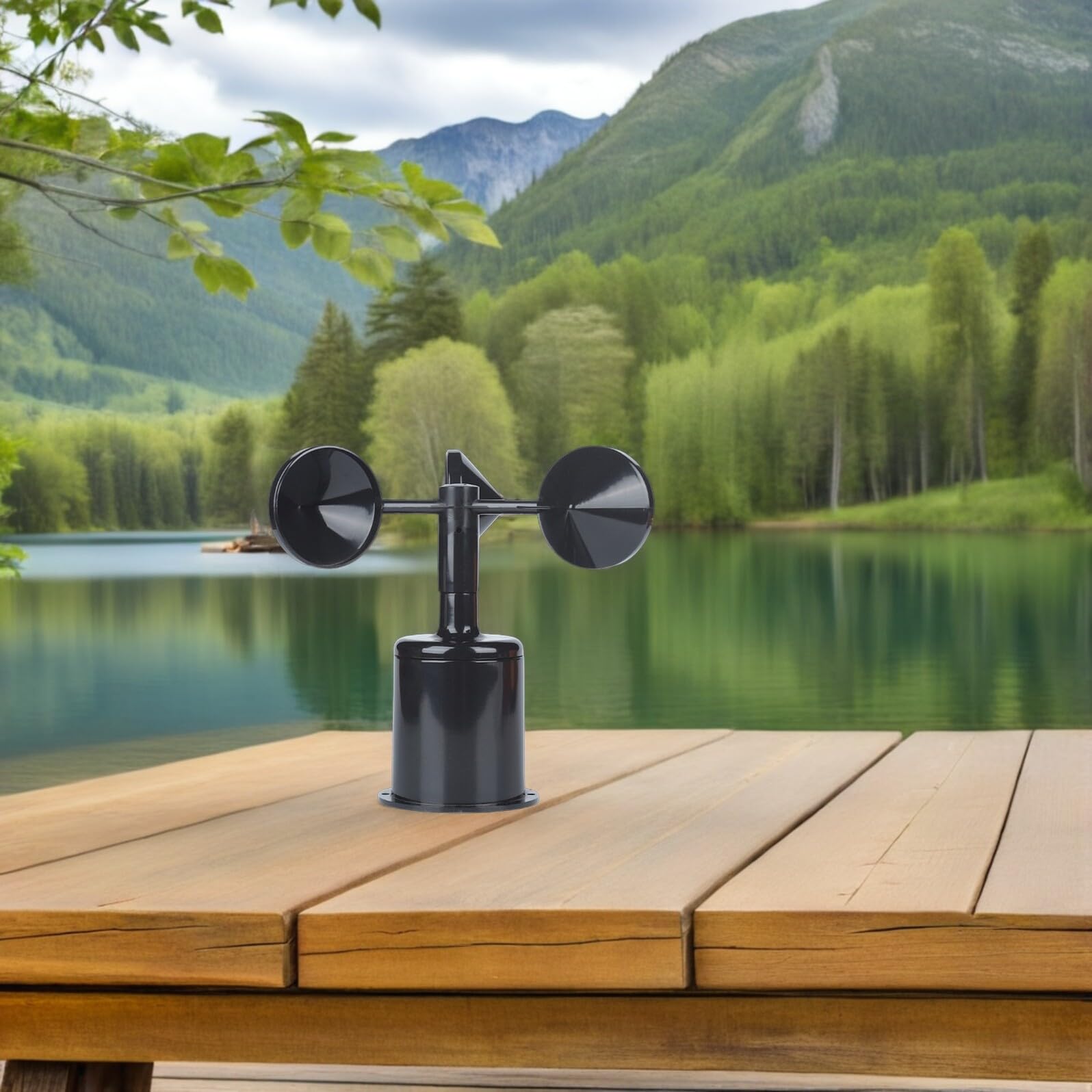 YARNOW Windmesser-Gehäuse – ABS-Anemometer-Gehäuse In Schwarz Für Windüberwachung Und Sensorik