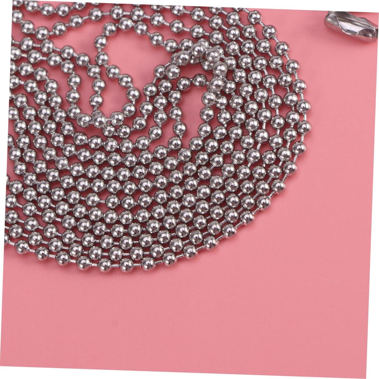 Stainless Steel Ball Chain Connectors Diameter Jewelry Making Chain Links Connectors