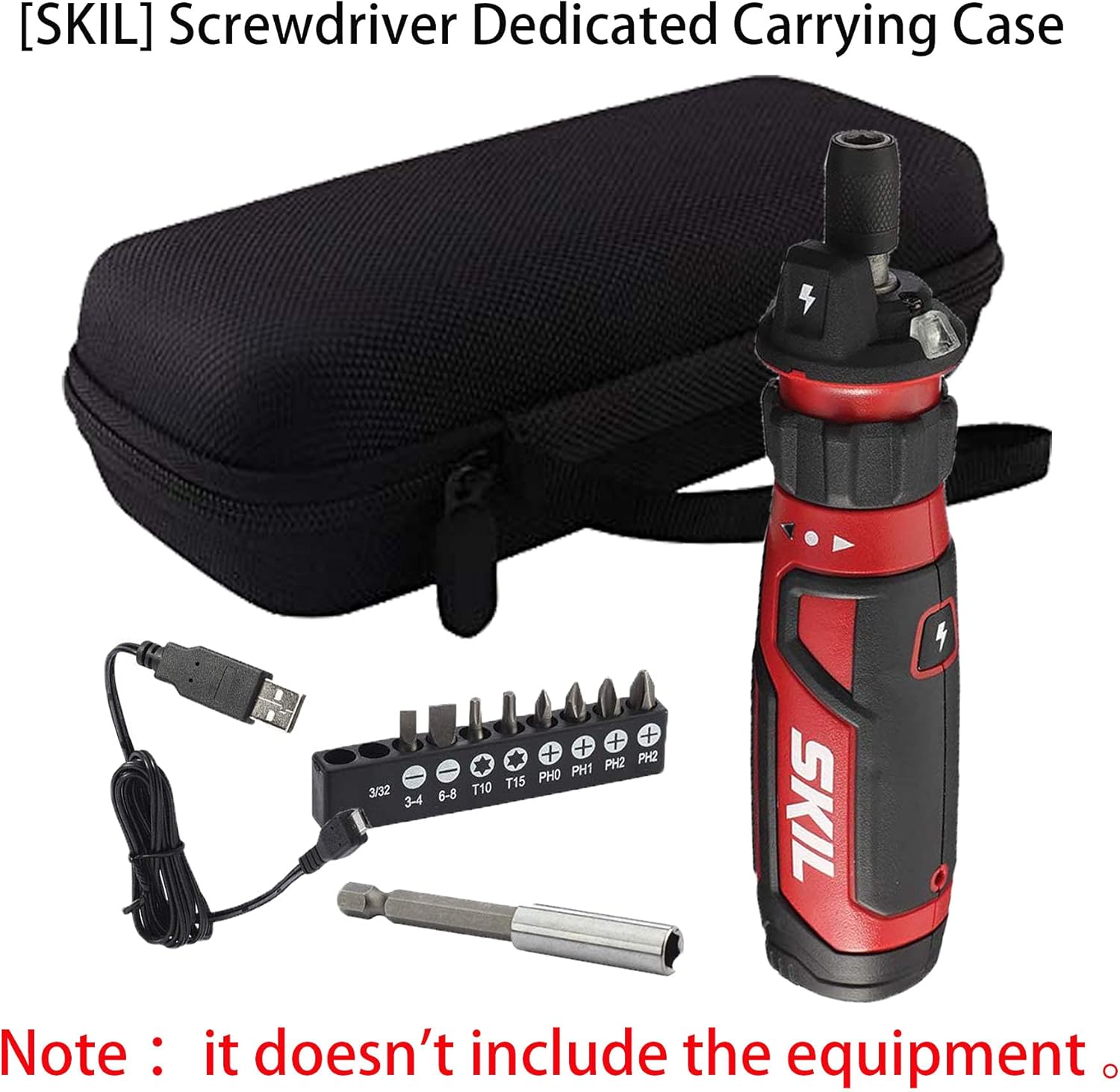 Hard EVA Dedicated Case for [SKIL] Rechargeable Screwdriver Carrying Case - Image 7
