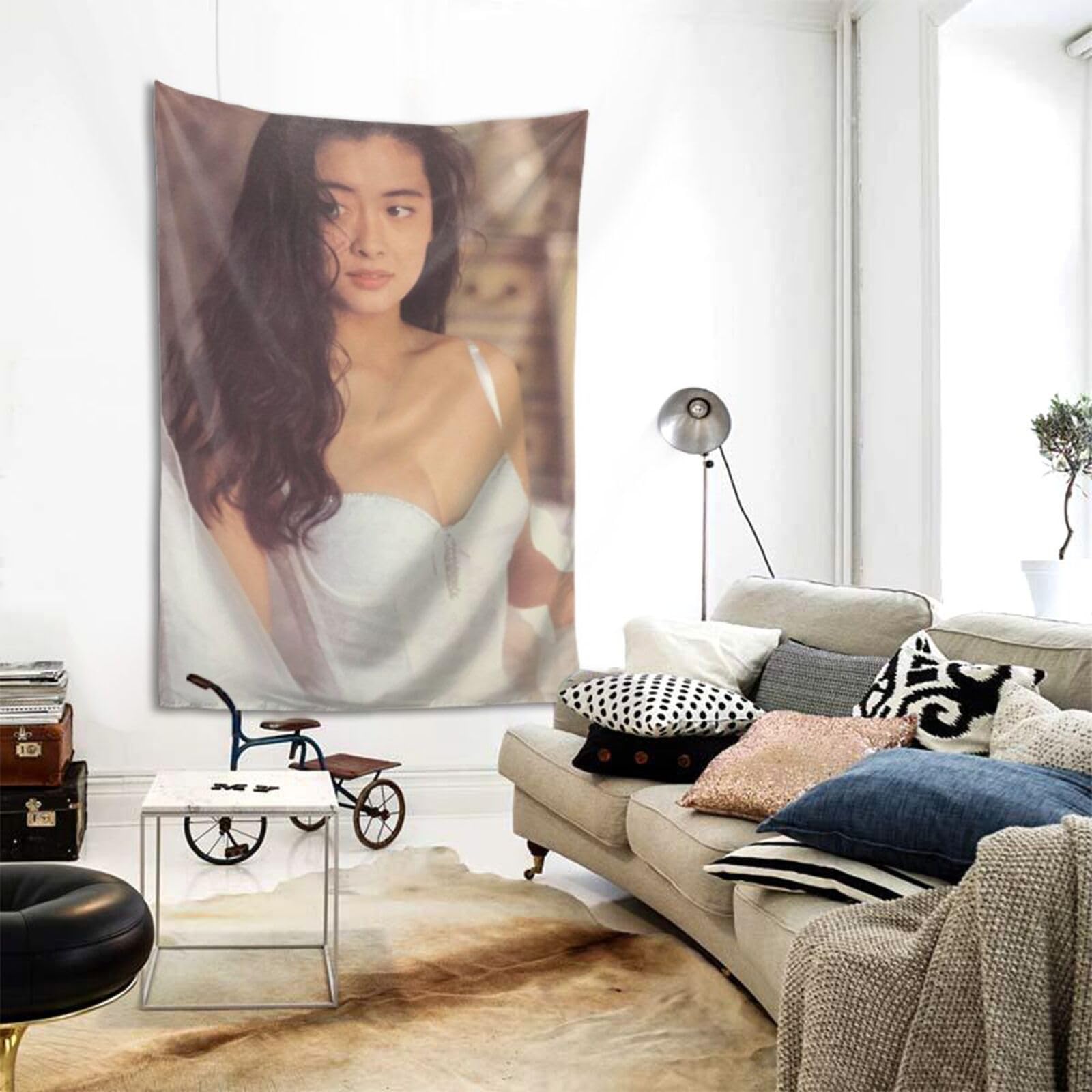 Amazon.co.jp: 中山美穂タペストリー内装アート壁掛け壁飾り織物装飾