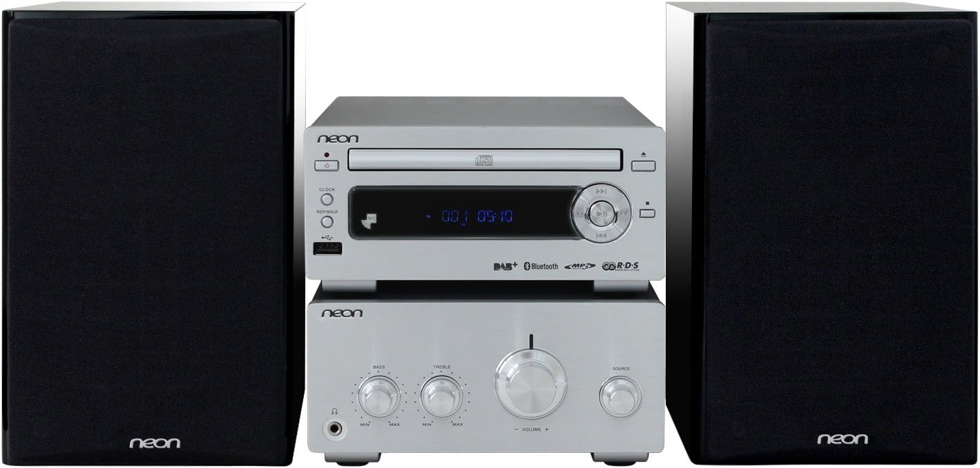 Neon Micro Hi-Fi System with Bluetooth MCB1534D-05 with CD/MP3/FM+RDS for DAB+