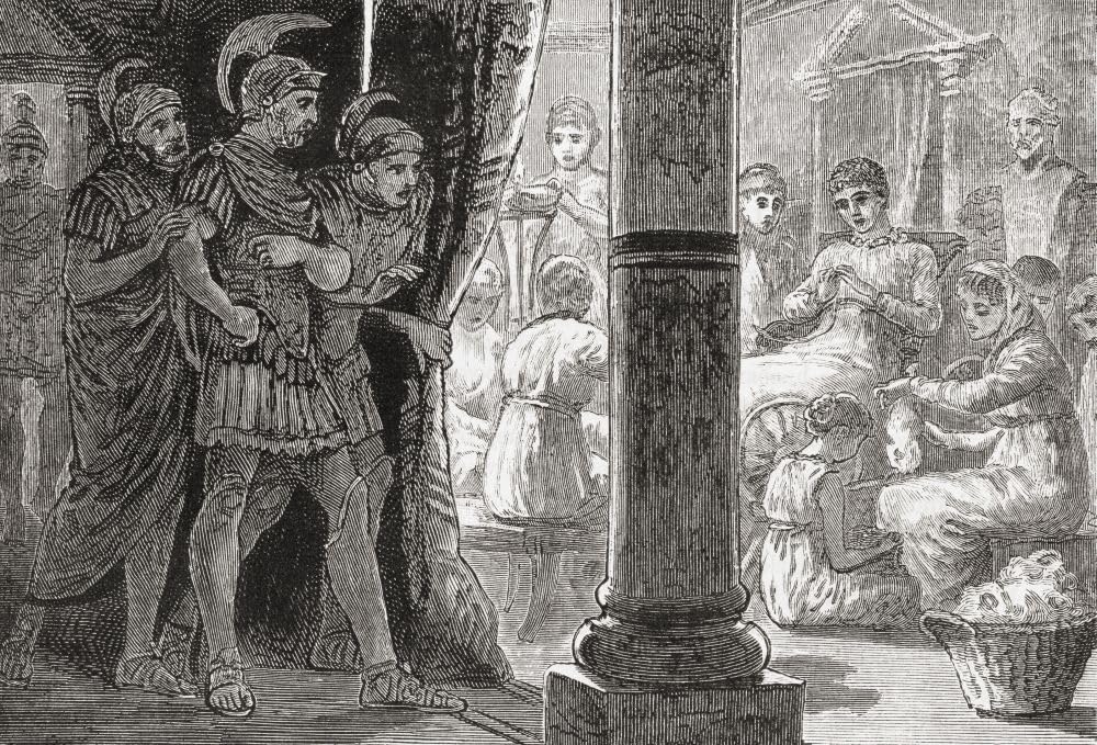 Lukrecja ze swoimi ami. Lukrecja d.510 p.n.e. rzymska bohaterka, która popełniła samobójstwo po eniu przez Sekstusa Tarquiniusa (Tarquina), syna ostatniego króla Rzymu Lucjusza