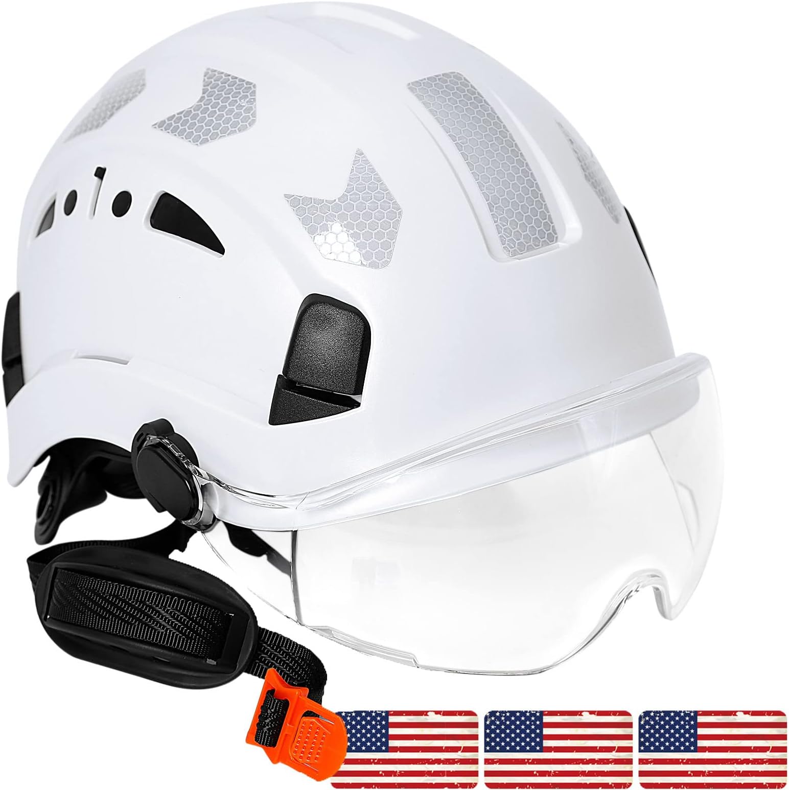Klein Tools 60149 Safety Helmet, Vented, Chin Strap, Tested to Tough