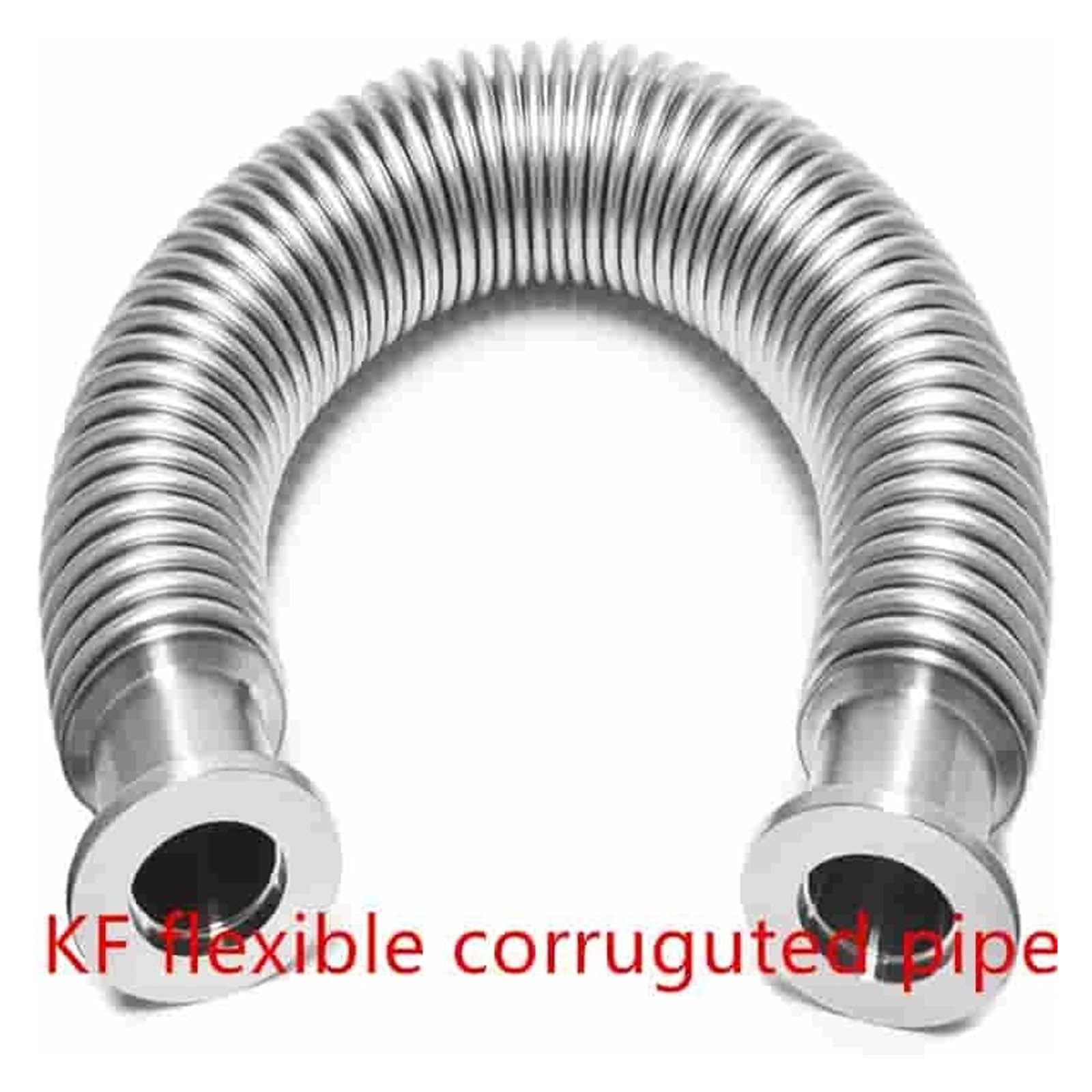 Manguera flexible con brida de alto vacío KF16 KF25 longitud 100-1000 mm