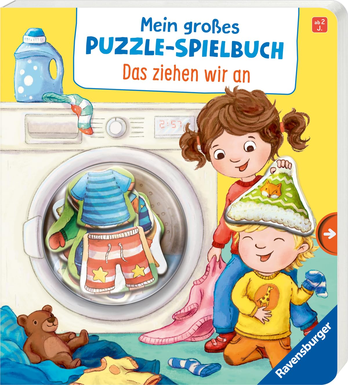 Mein großes Puzzle-Spielbuch: Das ziehen wir an