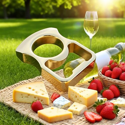 Miniatura 3 de Abrebotellas de cerveza hecho a mano en cobre latón, accesorio de fiestas para abrir tapas de cerveza (dorado)