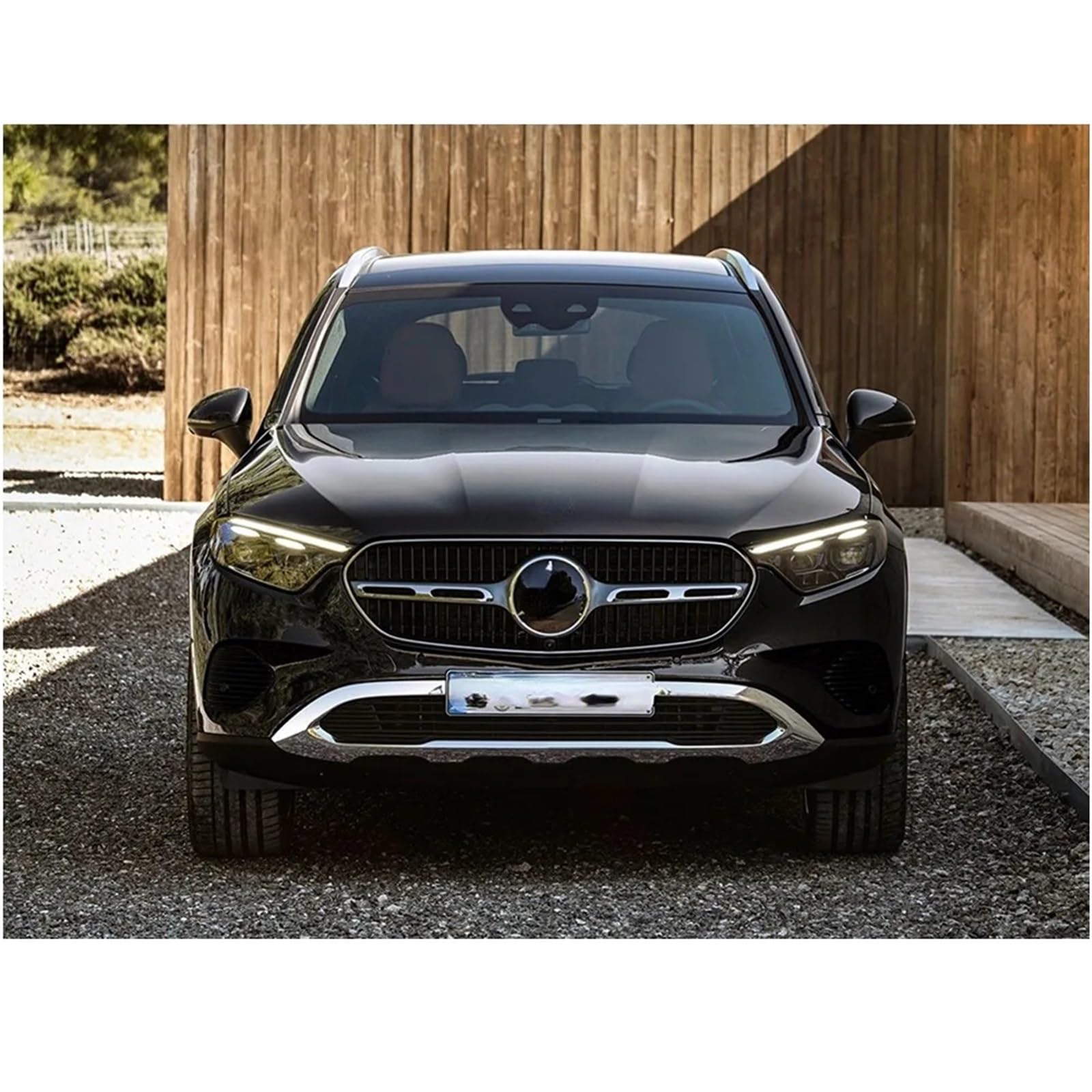 osłona chłodnicy silnika osłona GT Style Przednia kratka chłodnicy Wlot siatki Siatka pasuje do Mercedes Benz GLC X254 2023 2024+ Akcesoria tuningowe kratki samochodowej(Red)