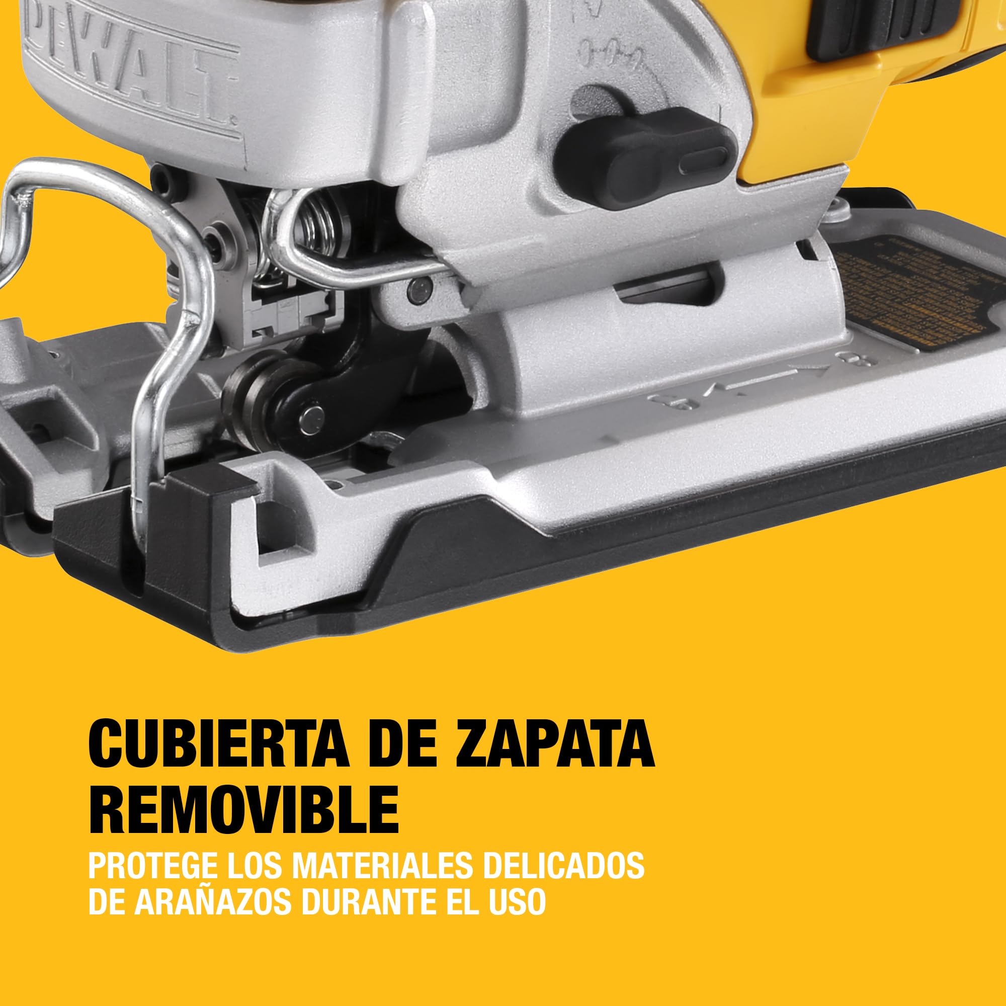DEWALT Sierra caladora Motor Brushless 18 V XR con empuñadura, solo herramienta, DCS335N-XJ