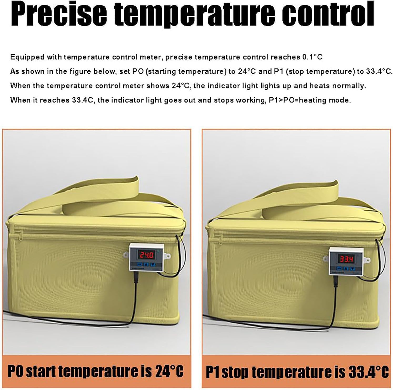 Dough Proofer(-50~110°c Temperature Control) - Fold Dough Proofing Box, Low Temperature Heating/0.1°c Precise Temperature Control, for Making Yogurt, Bread