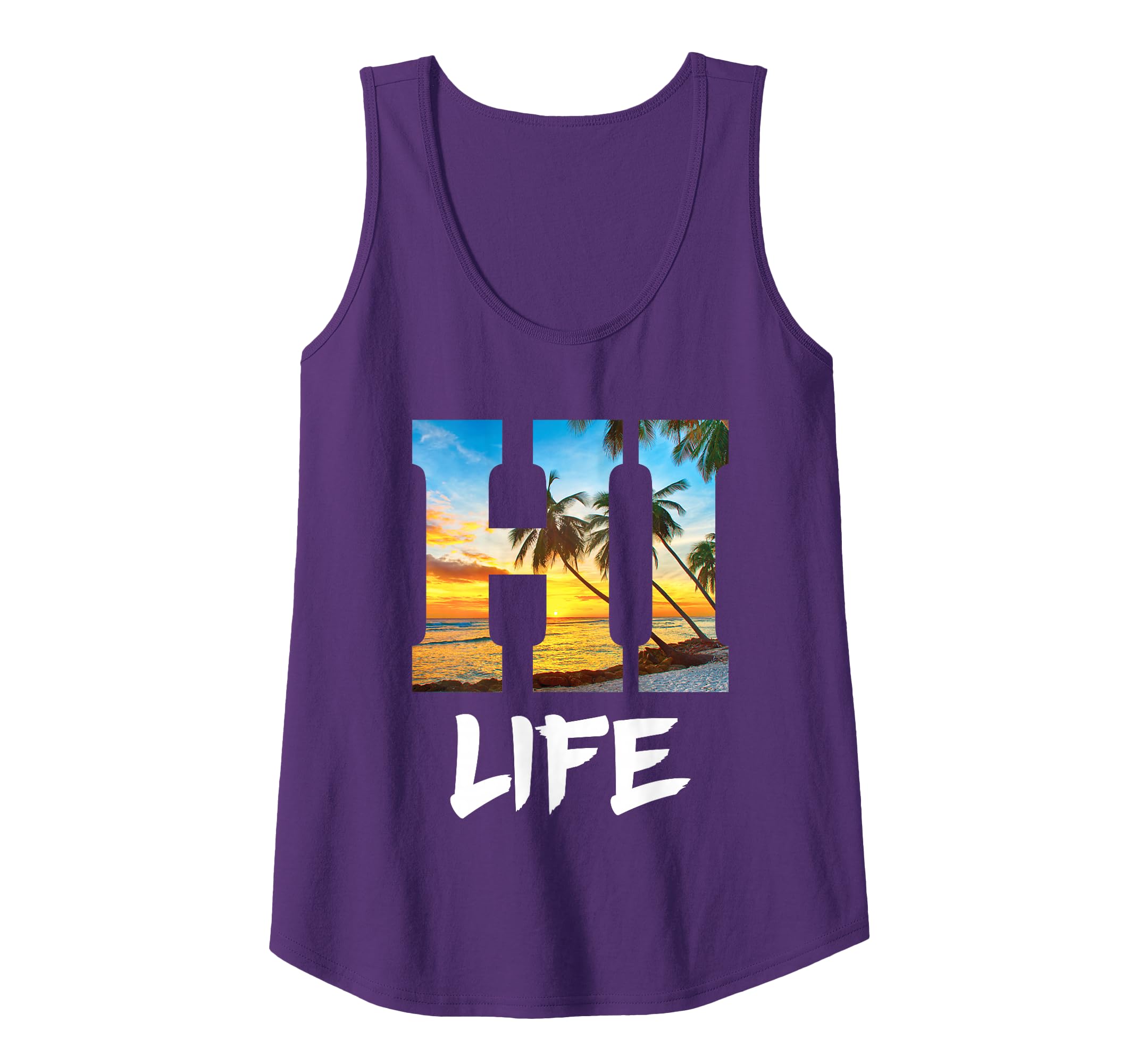 Hawaii Hawaiian Beach Aloha Summer Vacation Gifts Souvenir Tank Top