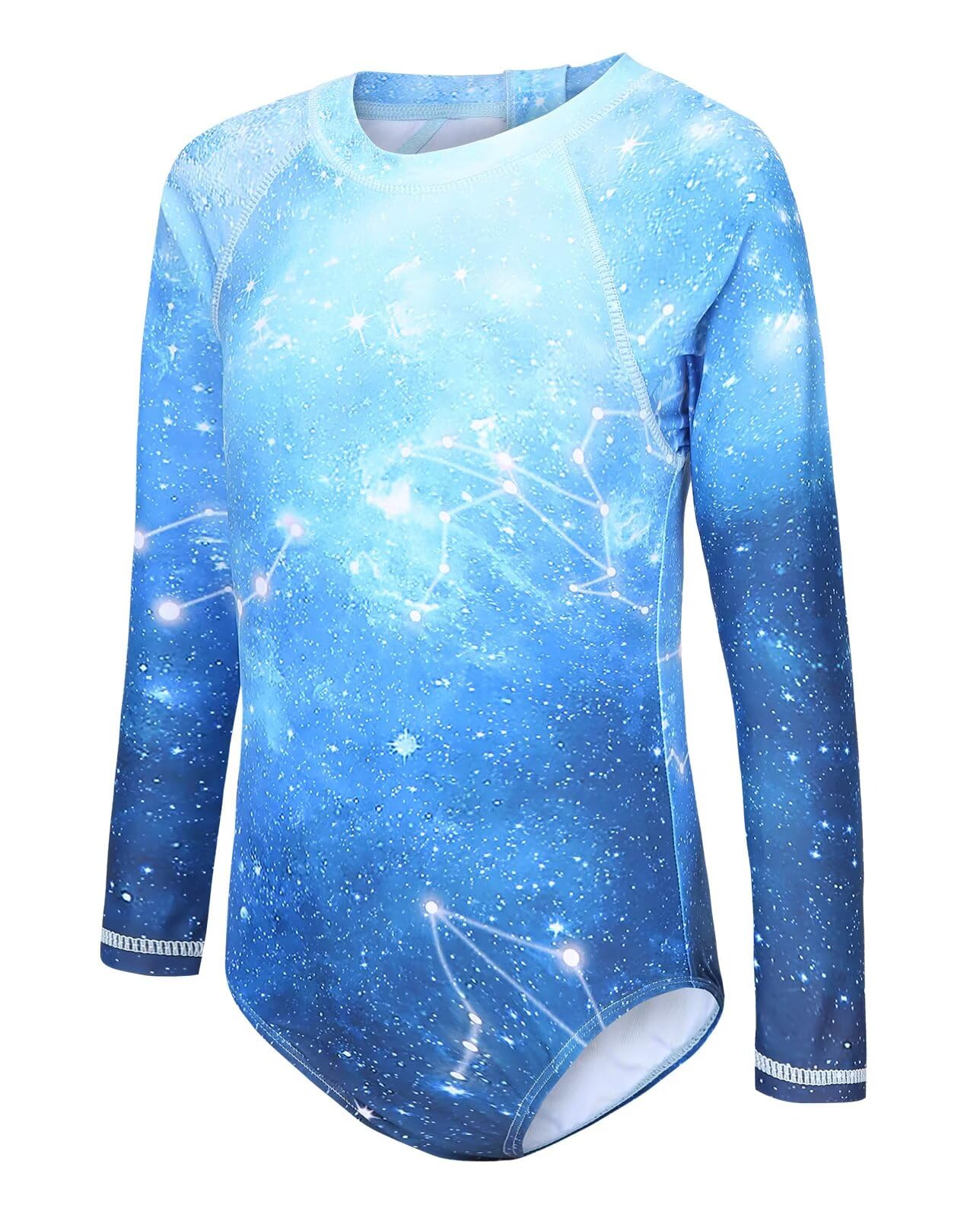 Traje de baño de manga larga para niñas, traje de baño de una pieza, traje de baño de playa hawaiano, traje de baño para niñas 6-
