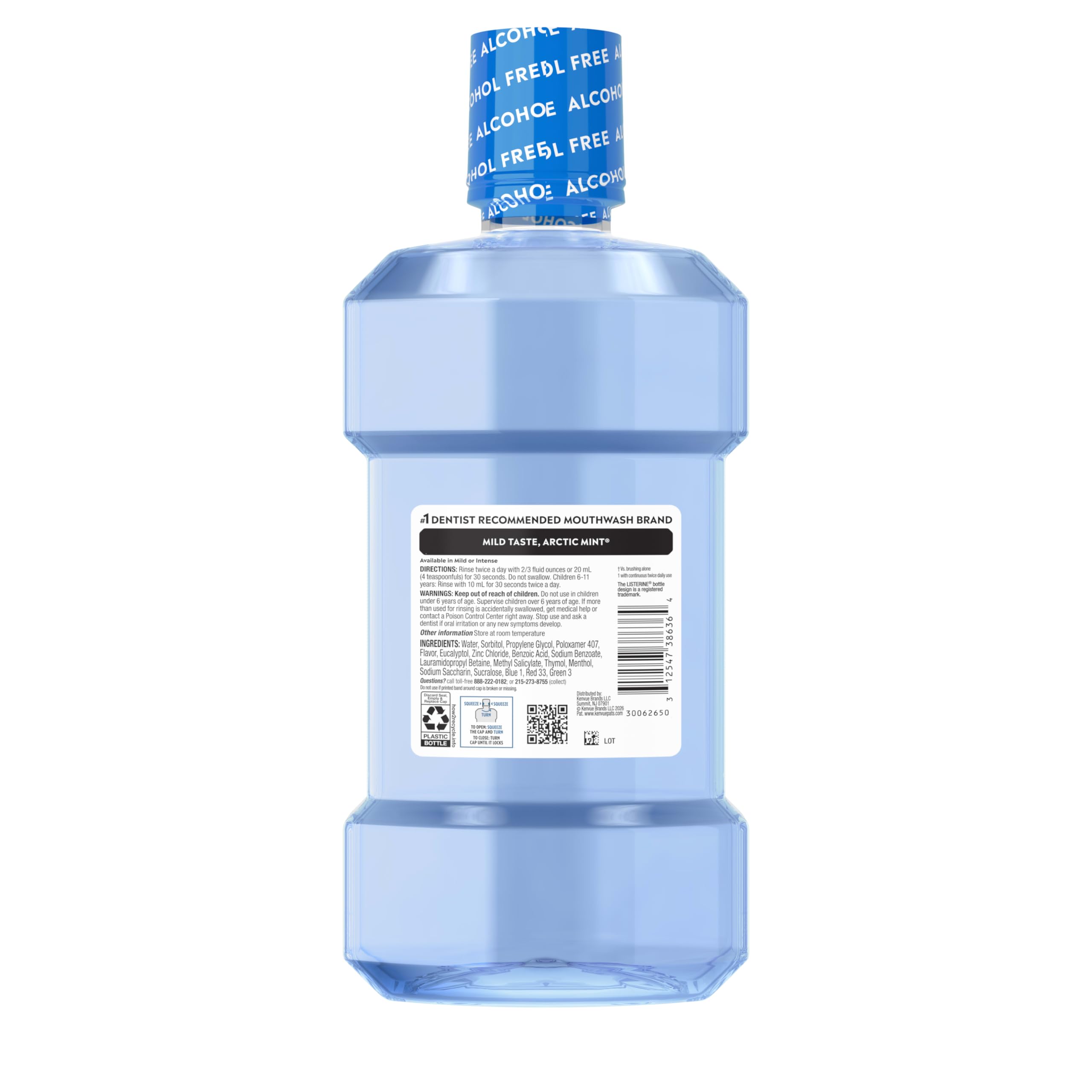 Listerine Ultraclean Mouthwash - Alcohol-Free & Whitening -8