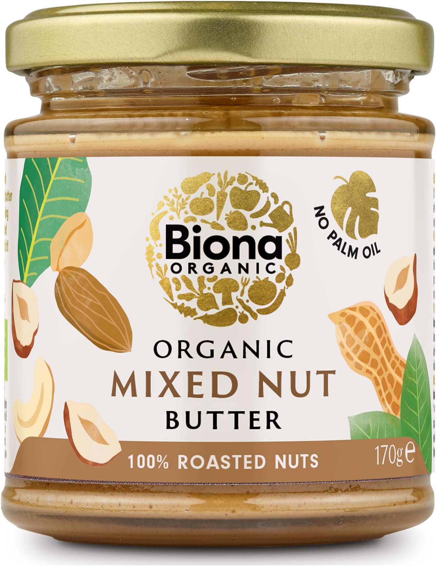Organic Mixed Nut Butter, 170g