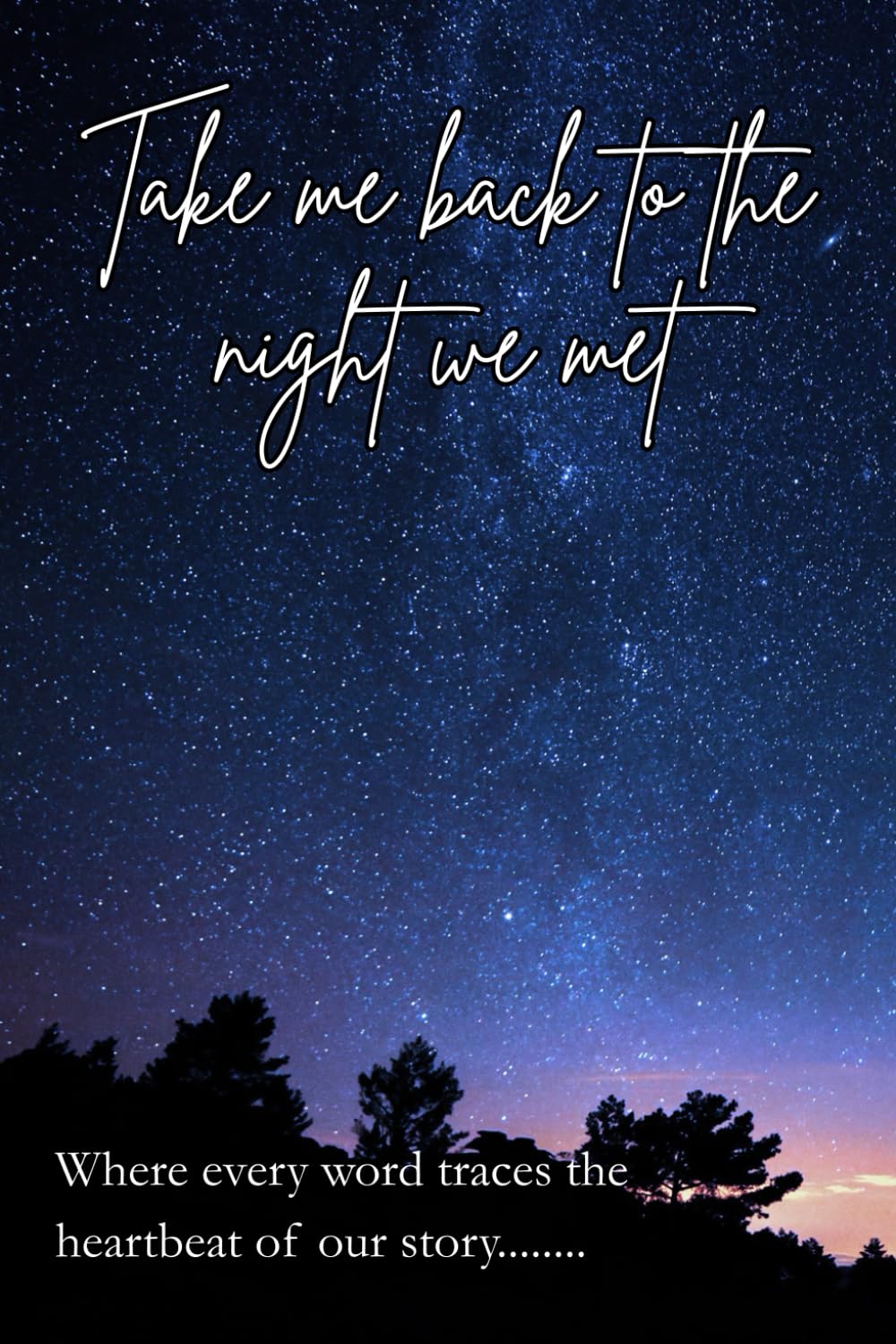 Take me Back to the night we met: A Love story Journal; Where every word Traces the heartbeat of our Story