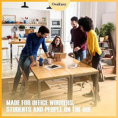 Miniatura 4 de OvaEasy - Huevos deshidratados (2 latas de 1.67 libras) - Huevos en polvo hechos de ingredientes totalmente naturales - Huevo en polvo fácil de