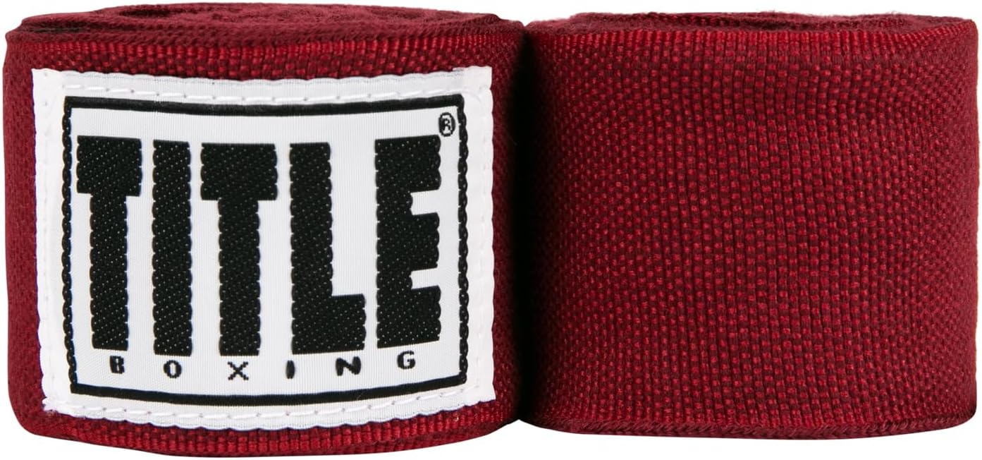 Elastic Mexican Hand Wrap, Maroon, 180"