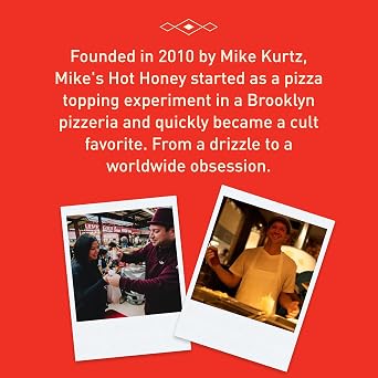 Mike's Hot Honey, Extra Hot, America's #1 Brand of Hot Honey, Spicy Honey Infused with Chili Peppers, Sweet Heat, Perfect for Hot Sauce Lovers (10oz Bottle, 1 Pack)
