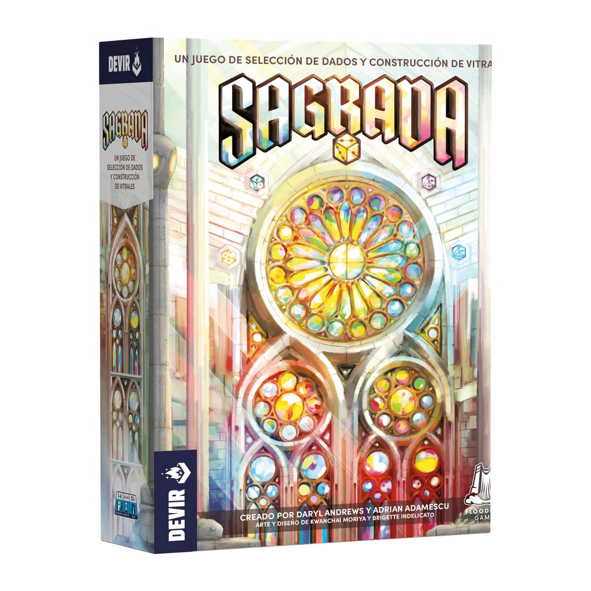Devir - Sagrada, Juego de Mesa Creativo y Artístico, Juego de Mesa de 14 años (BGSAG)