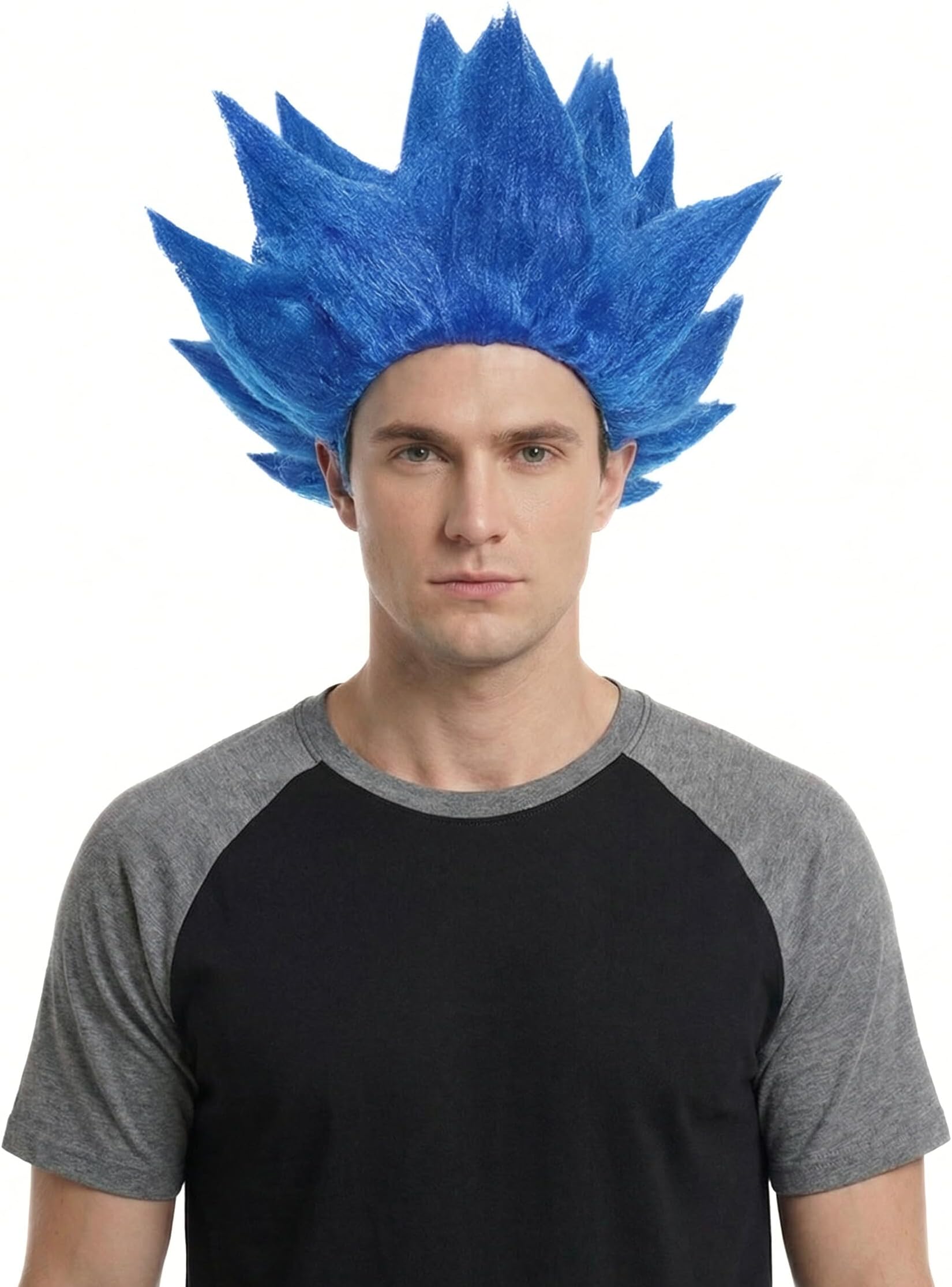 miccostumes Men's Cosplay Wig Spiky Synthetic Short Hair