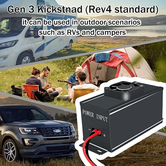 Starlink 12V Conversion Kit Gen 3, Tofcbye Starlink DC Conversion Kit Gen 3 for 12V-48V Power, Constant voltage/current, Step Up Power Adapter, Starlink Gen 3 Router 12V Boost Converter for RV/Outdoor