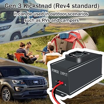 Starlink 12V Conversion Kit Gen 3, Tofcbye Starlink DC Conversion Kit Gen 3 for 12V-48V Power, Constant voltage/current, Step Up Power Adapter, Starlink Gen 3 Router 12V Boost Converter for RV/Outdoor