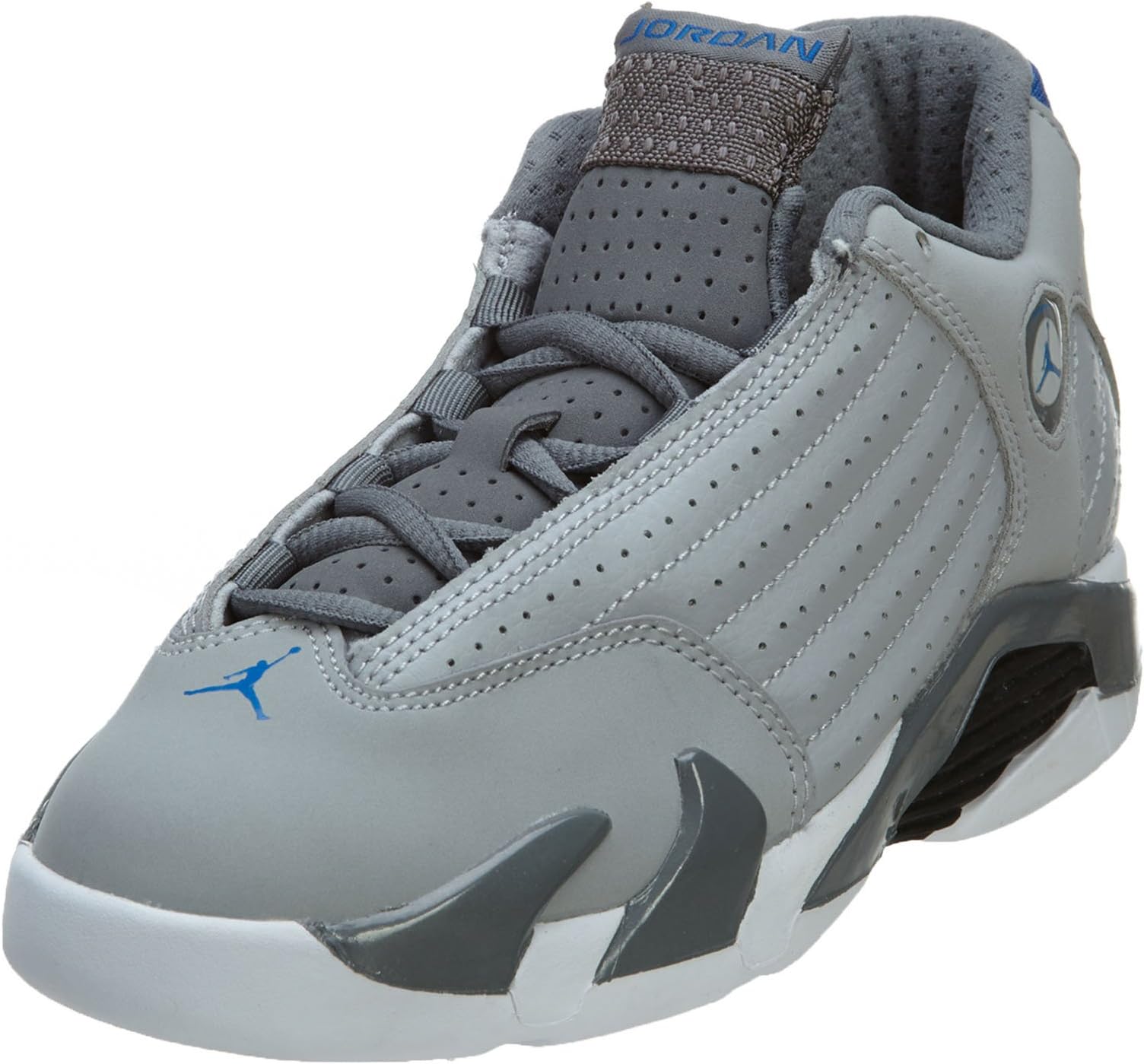 NIKE Jordan 14 Retro BP Kids Sneakers Wolf Grey/Cool Grey/White/Sport Blue 312092-004