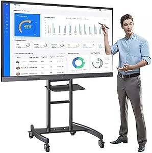 75-inch Interactive Smart Whiteboard | 4K UHD Touchscreen Display ...