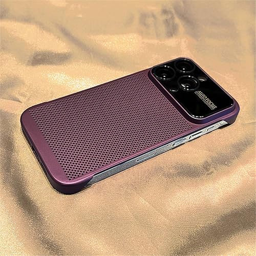 Miniatura 7 de Funda de teléfono con refrigeración de ventana grande sin bordes para iPhone 141312 ProMax, carcasa de disipación de calor galvanizada con 4000