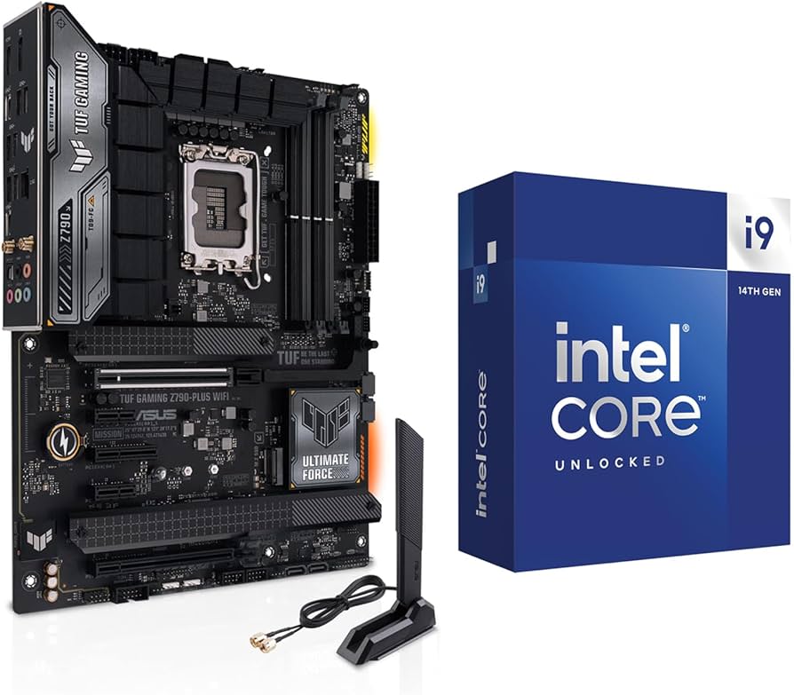 intel core i9-14900k ASUSZ790 CPU&マザーボード Amazon.com: INLAND 3-in-1 Combo: Intel Core i9-14900K CPU+