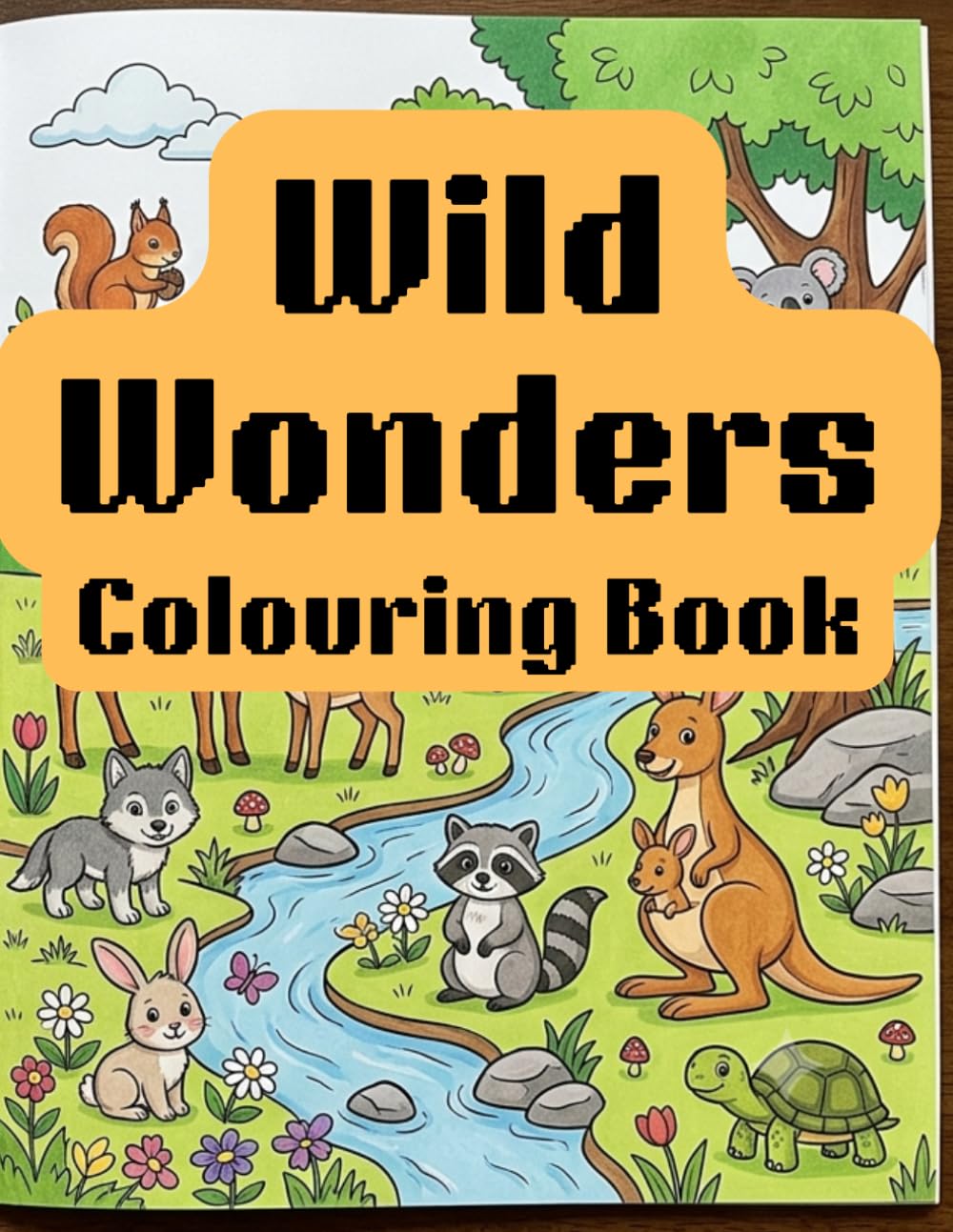 Wild Wonders Colouring Book