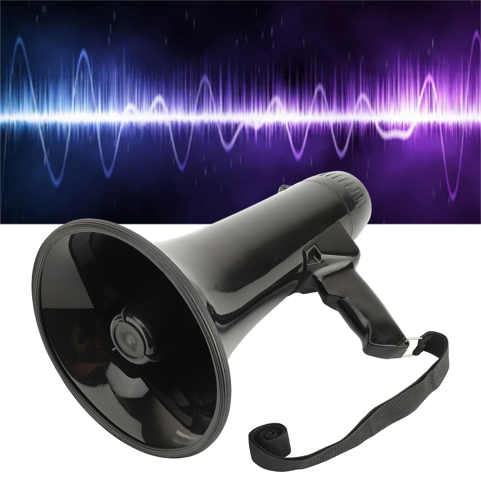Mégaphone Altavoz de Bocina Portátil Recargable con Micrófono