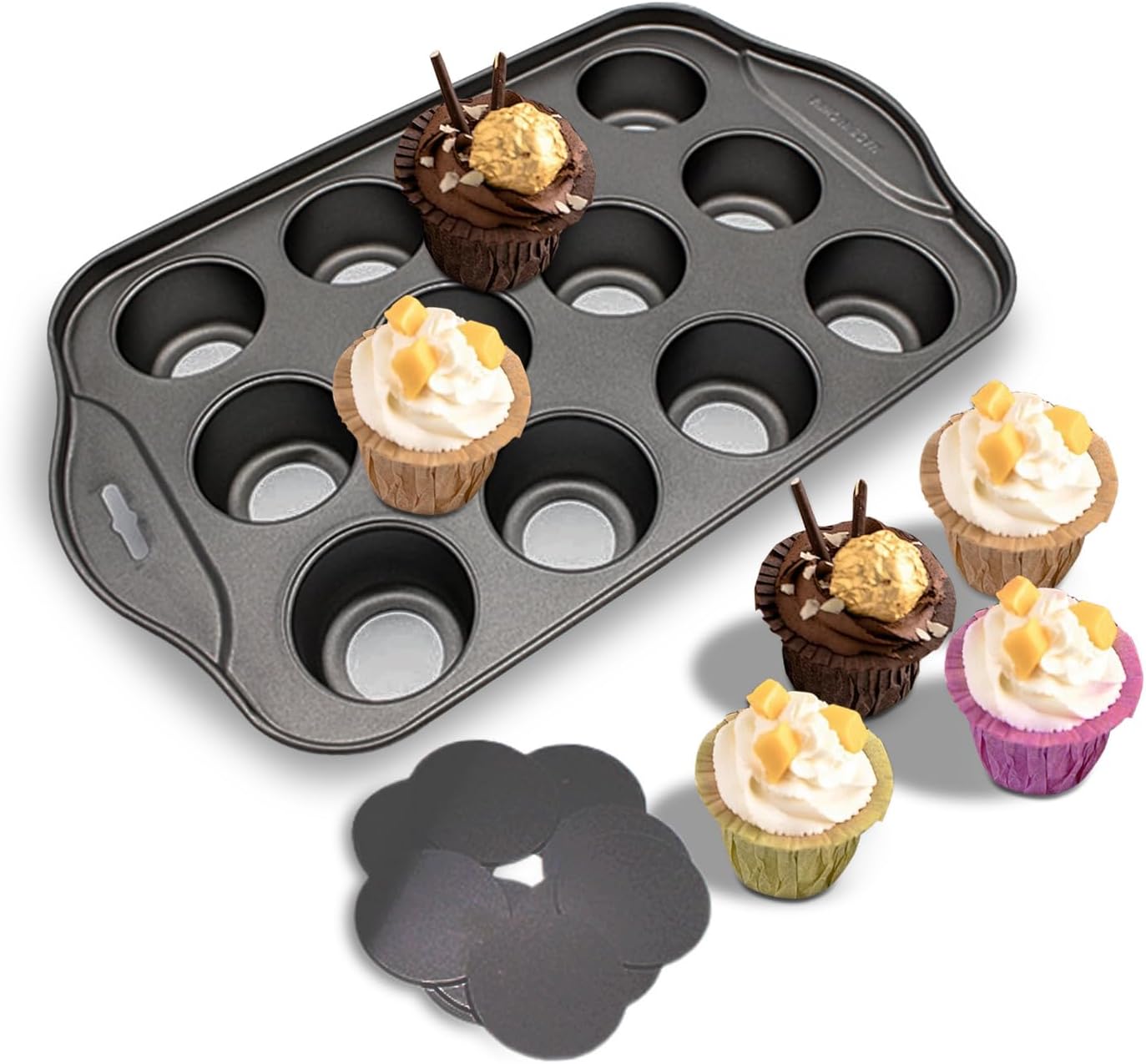 Mini Cheesecake Pan, Mini Muffin Tin with Removable Nigeria Ubuy